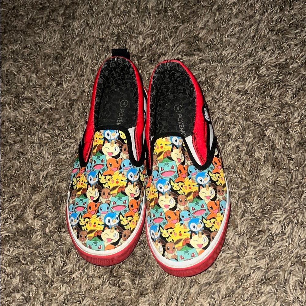 Pokemon Red Sneakers with Playful Design